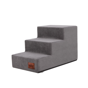Kleine Hundetreppe "Savoy" Farbe graphit