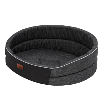 Hundebett "Oval" ,Farbe schwarz Ekolen