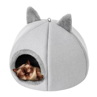 Katzenbett, Katzenbox "Kitty head", Farbe asche