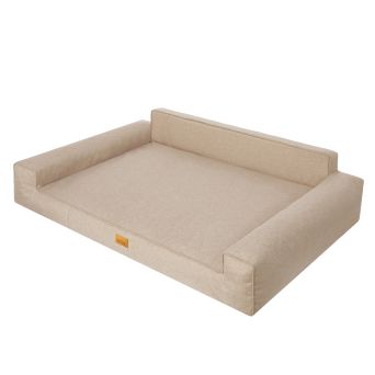 Hundebett, "Glamour New Ekolen" verschiedene Größen, beige