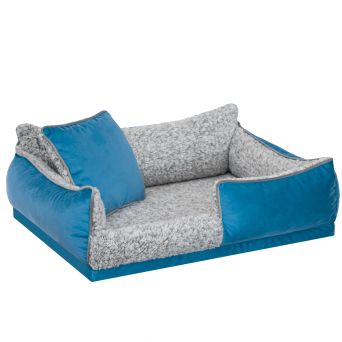 Hundebett, Hundematratze "Porto" verschiedene Größen, Farbe blau